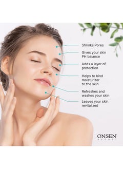 Onsen Secret Japanese Cleansing Milk Face Wash Anti Aging Gentle Cleanser Makeup Remover Cleansing Milk For Sensitive Skin All Natural Purifying Organic Non Foaming Facial Cleanser 150 Ml  - Image 3