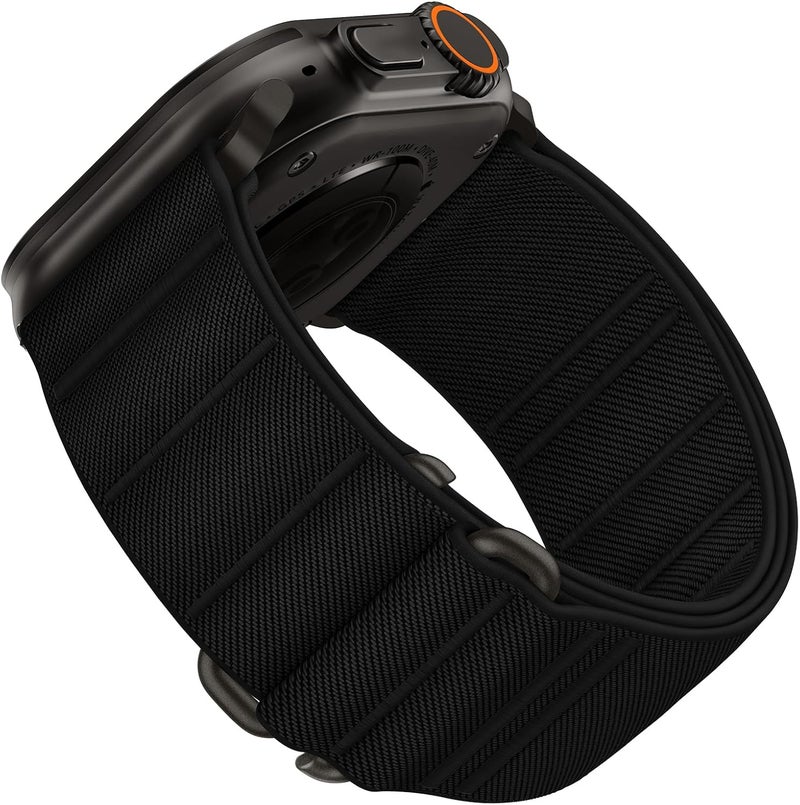 أحزمة Suitisbest الرياضية المتوافقة مع حزام Apple Watch Ultra بمقاسات 49 مم 45 مم 44 مم 42 مم 38 مم 40 مم 41 مم للرجال والنساء، حزام حلقة رياضية من النايلون المطاطي مع خطاف S لساعة iWatch Series Ultra SE 9 8 7 6 5 4 3 2 1 - Image 1