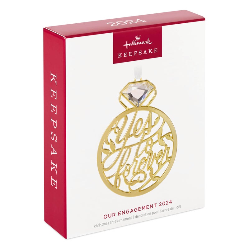 Hallmark Keepsake هولمارك تذكار عيد الميلاد 2024 هدية المعادن المشاركة للزوجين - Image 3