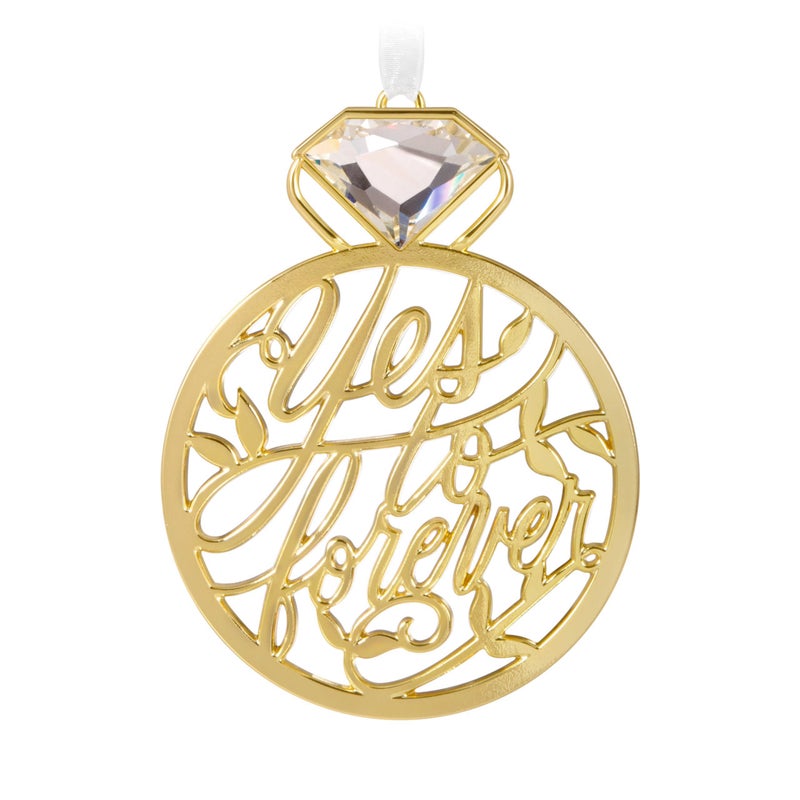 Hallmark Keepsake هولمارك تذكار عيد الميلاد 2024 هدية المعادن المشاركة للزوجين - Image 1