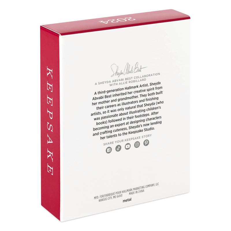 Hallmark Keepsake هولمارك تذكار عيد الميلاد 2024 هدية المعادن المشاركة للزوجين - Image 4