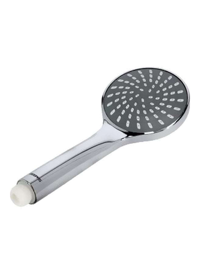 GEEPAS Hand Shower| 5 Functions, Easy-to-use Dial to change the functions| High-Quality ABS Plastic Material, Bathroom Shower Head, Chrome Plated| Perfect for Shower Cabin, Tub, Bathroom Silver 13x7x28cm - Image 2