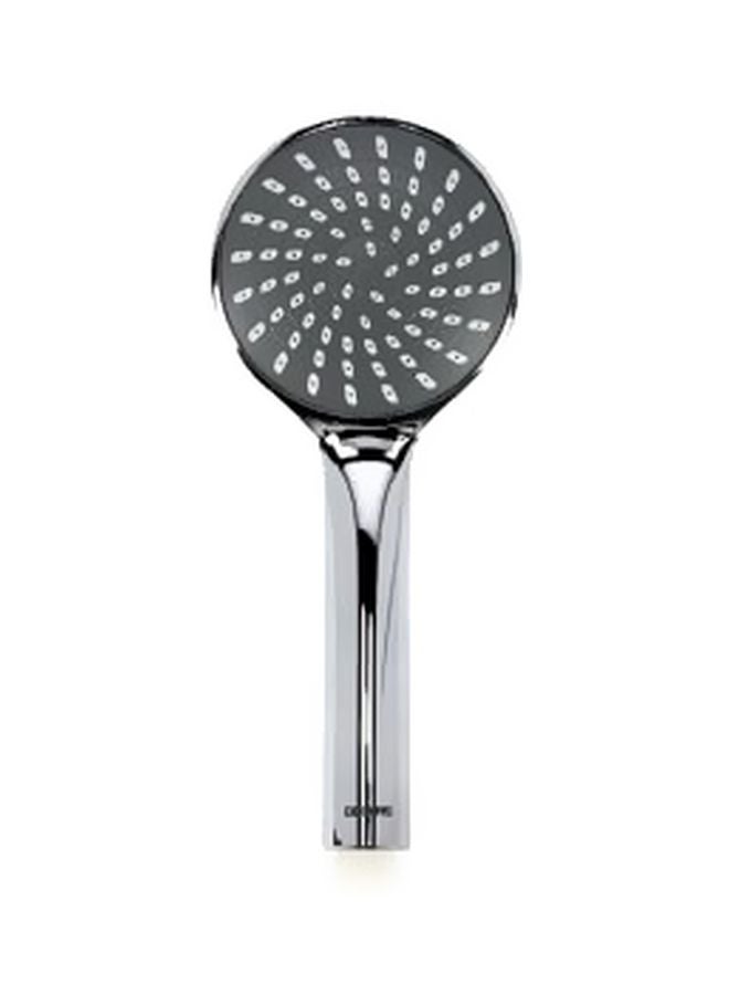 GEEPAS Hand Shower| 5 Functions, Easy-to-use Dial to change the functions| High-Quality ABS Plastic Material, Bathroom Shower Head, Chrome Plated| Perfect for Shower Cabin, Tub, Bathroom Silver 13x7x28cm - Image 3