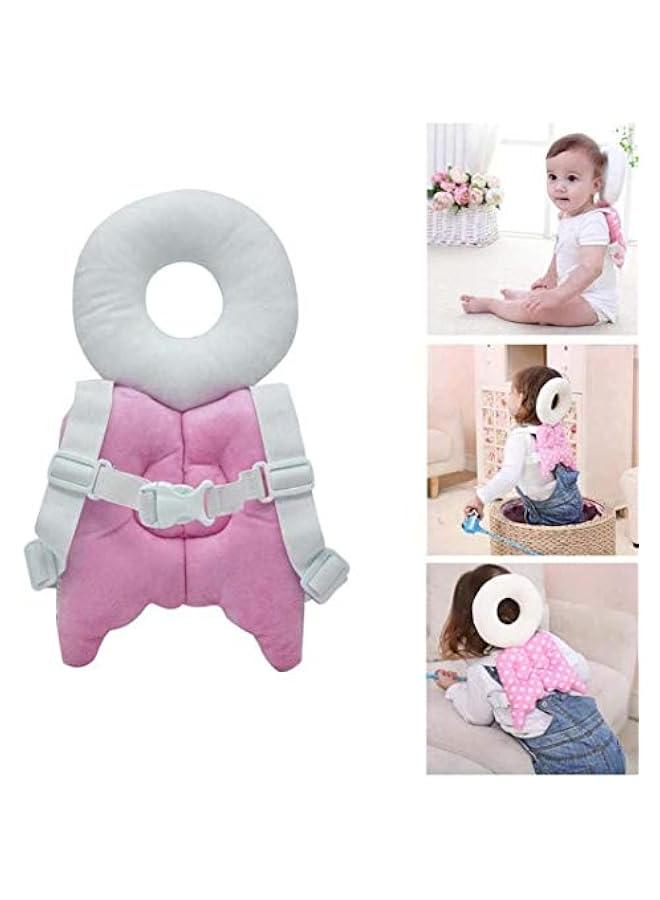 Infant Safety Head Protection Backpack with Adjustable Cap for Baby Walkers - Unicorn and Bee Shaped Soft Pillow for Fall Protection and Comfort during Baby Walks - Image 4
