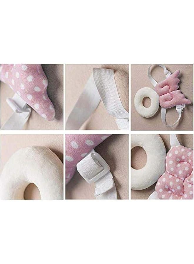 Infant Safety Head Protection Backpack with Adjustable Cap for Baby Walkers - Unicorn and Bee Shaped Soft Pillow for Fall Protection and Comfort during Baby Walks - Image 3
