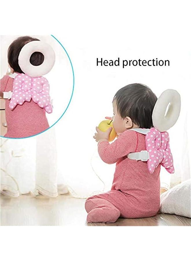 Infant Safety Head Protection Backpack with Adjustable Cap for Baby Walkers - Unicorn and Bee Shaped Soft Pillow for Fall Protection and Comfort during Baby Walks - Image 2