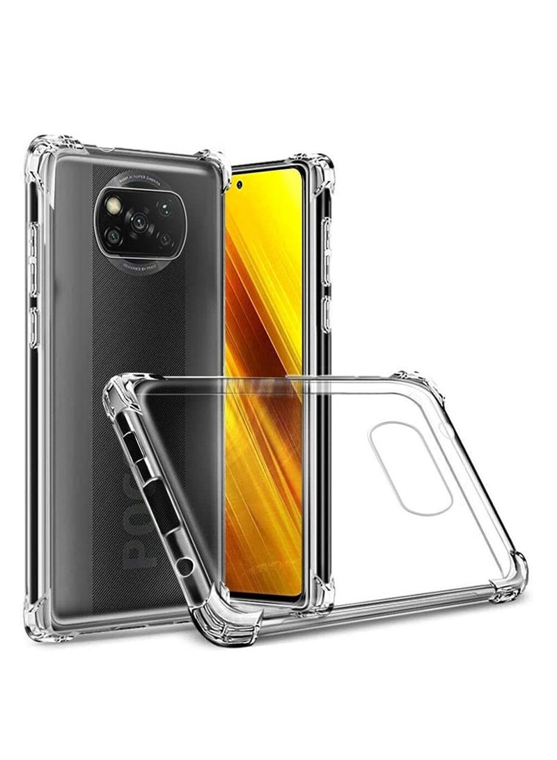 جراب خلفي لشاومي بوكو X3 - شفاف