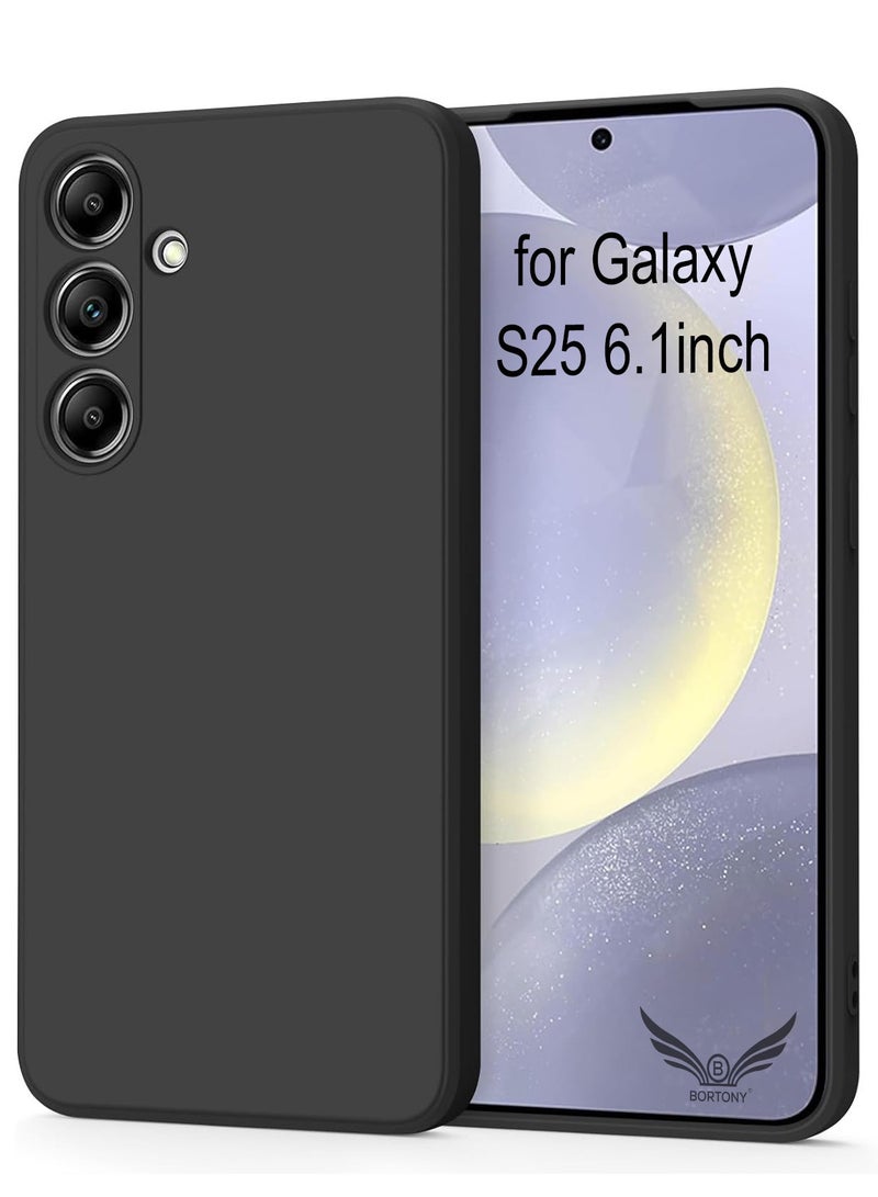 BORTONY Samsung Galaxy S25 Case Liquid Silicone Gel Rubber Anti Scratch Galaxy S25 Cover Shockproof Protective Case for Samsung Galaxy S25 6.1 Inch - Image 1