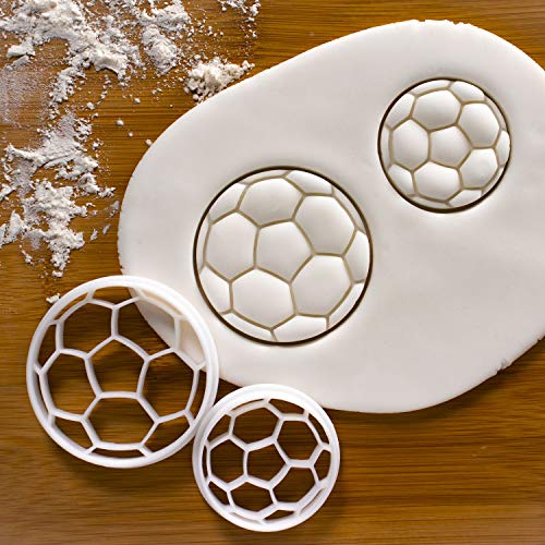 Bakerlogy مجموعة من 2 قواطع بسكويت على شكل كرات قدم، 2 قطعة - بيكرلوجي - Image 2