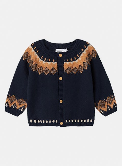 Name It Babies Boys Onor Longsleeve Knit Cardigan