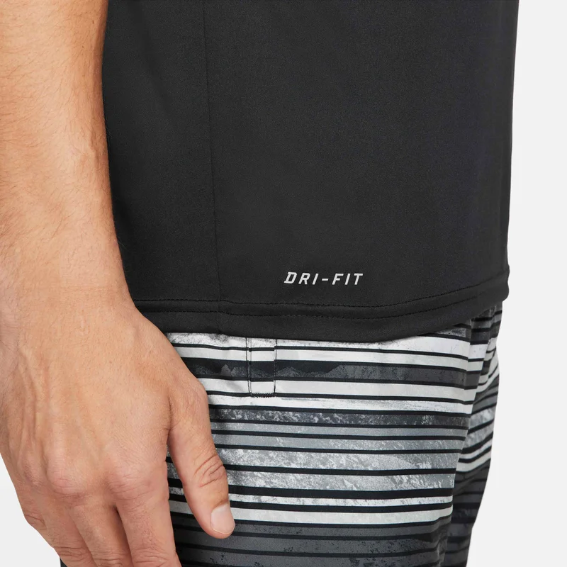 Nike Black Men's Hydroguard Swimming Top for Men | Best Price UAE