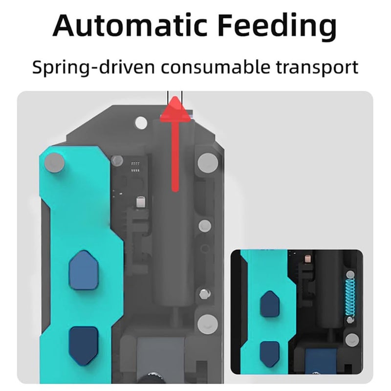 Luocute 3D Printer Filament Buffer, Material Break Detection Automatic Feed Low Noise Filament Buffer, Compatible with Various 3D Printers - Image 2