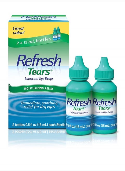Tears Lubricant Eye Drops Artificial Tears, 2x0.5 fl oz (30 mL), 2 Count