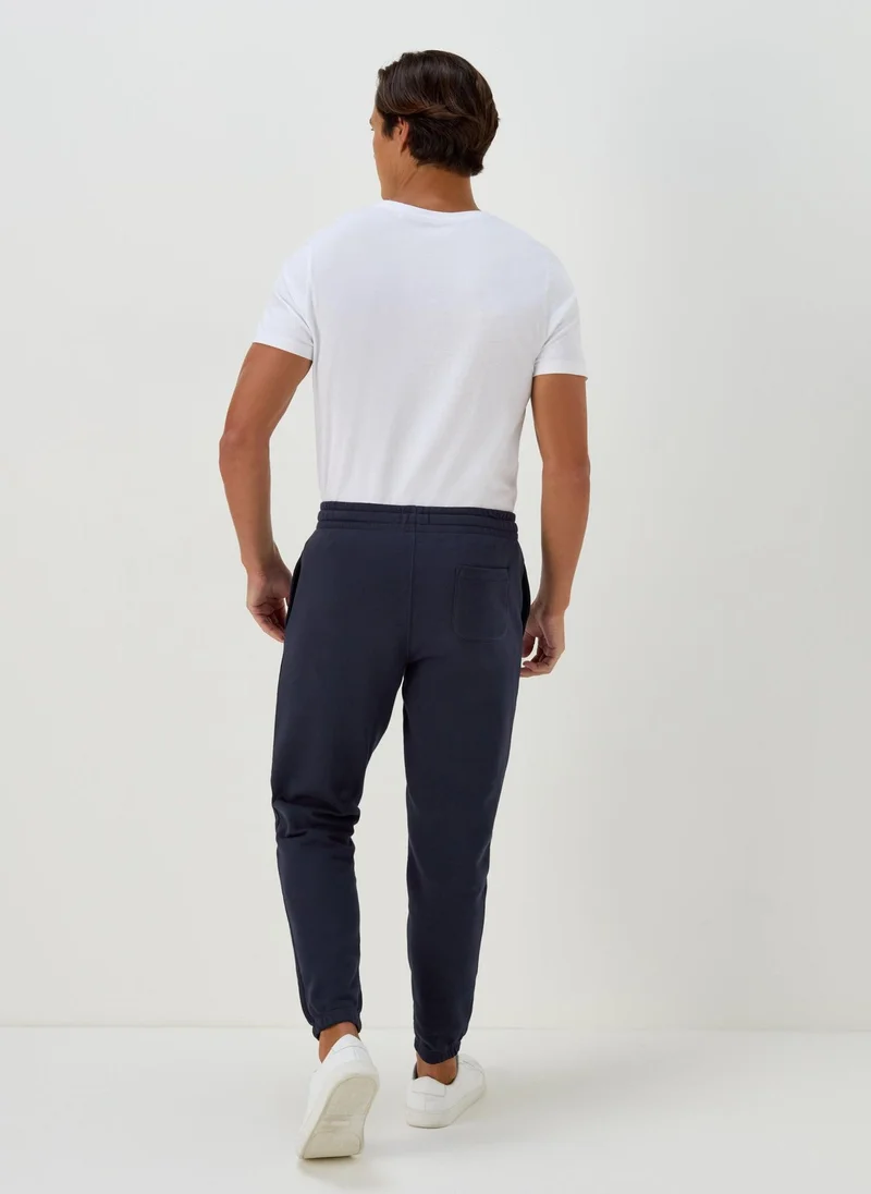 Matalan Navy Navy Essential Cuffed Joggers for Men | Best Price UAE