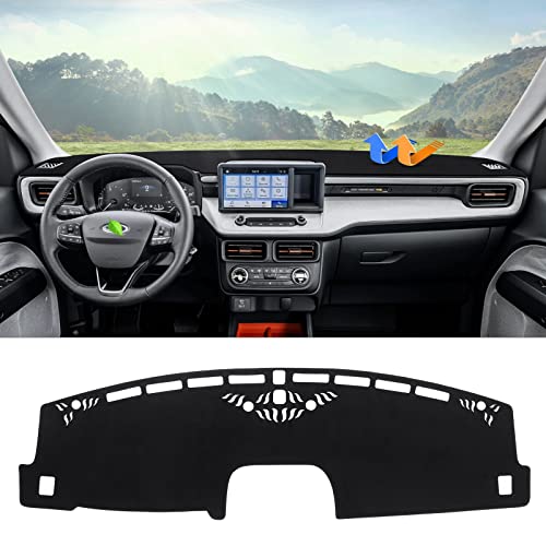 Autorder Dashboard Cover Mat for 2022-2026 Ford Maverick Accessories Dash Cover Suede Dash Mat Sunshade Glare UV Rays Protector - Image 1