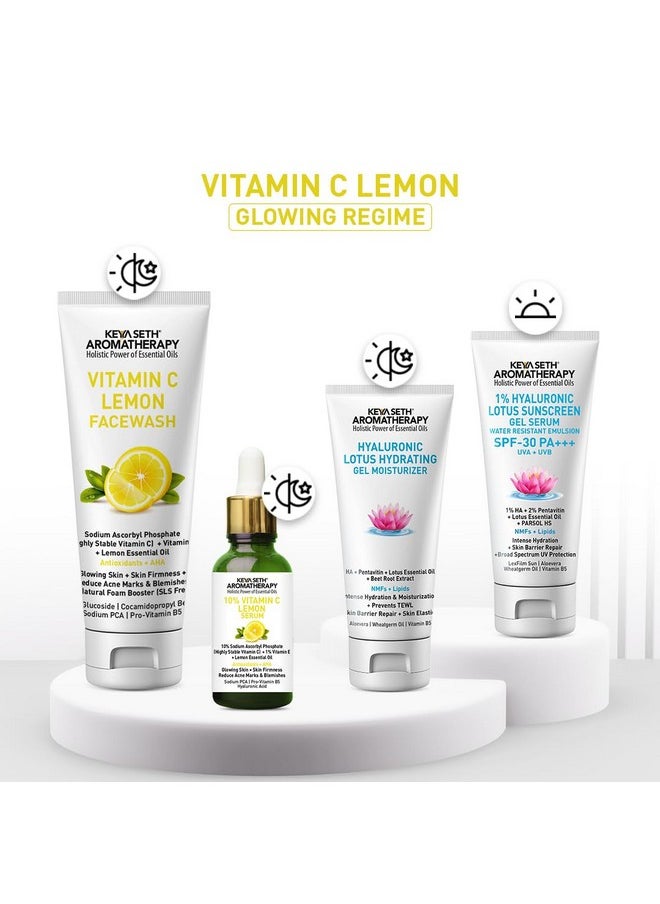 Keya Seth Aromatherapy Keya Seth Aromatherapy 10% Vitamin C Lemon Serum, Sodium Ascorbyl Phosphate + Vitamin E & Lemon Essential Oil, Antioxidants + Aha, Glowing Skin  - Image 5