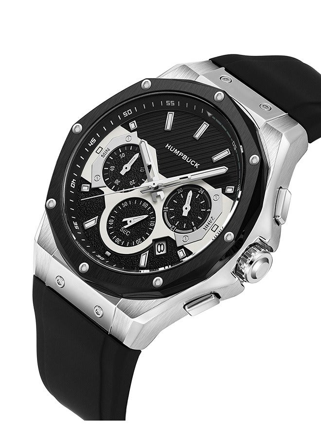 HUMPBUCK Men's Watch Minimalist Waterproof Wristwatch for Men & Gift for Outdoor Sports with Large Dial for Precise Time Reading - Image 3
