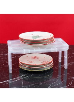 DECOBELLA Deco Bella 50806 Transparent Multi-Tier Shelf Inside the Cabinet 