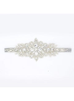 Oriamour Flapper Headbands Women'S 1920S Headpiece Feather Headband Cocktail Party Rhinestone Hair Accessories For Women (Silver) 