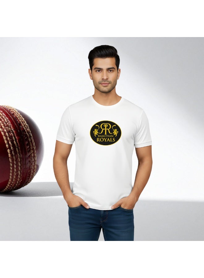 Rajasthan Cricket Fans Adult Round Neck Tshirt For Men - Image 3