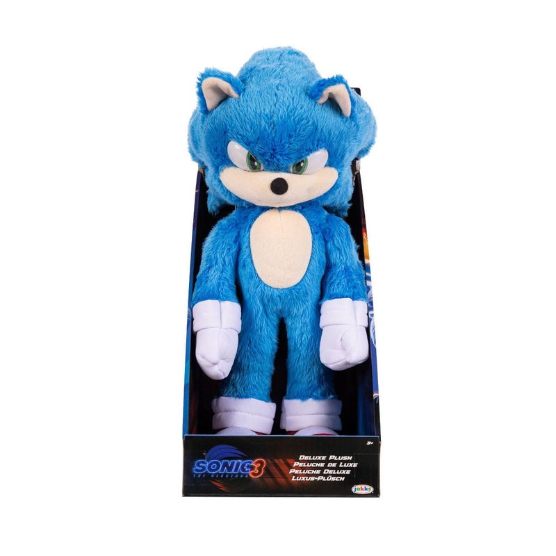 Sonic the Hedgehog 3 Deluxe Plush Toy (Blue, 33 cm) - Image 1