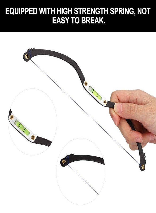yuyte Line Marker Ruler Eyebrow Line Brow Make Up Kit Eyebrow Makeup Eye Thread Sponge Sucker[Black] - Image 2