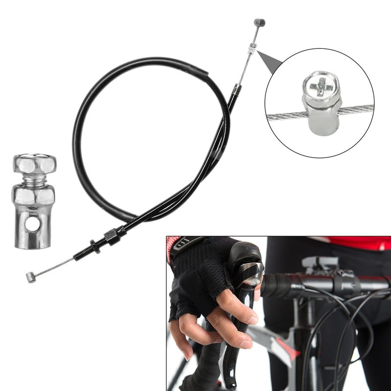XIHIRCD 20pcs Universal Throttle Clamp, Throttle Brake Cable Ends with Clear Container Silvery Bike Cable Ends Motorcycle Cable Ends Accessories Cable Stop Ends for Tractor Scooter Lawn Mower, Medium - Image 4