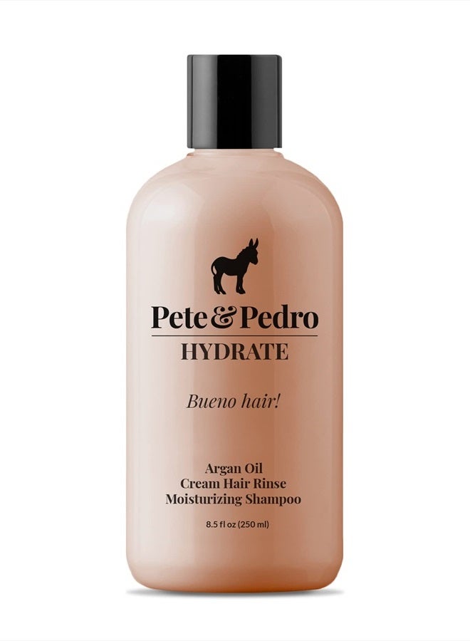 Pete & Pedro HYDRATE - Hydrating Argan Oil Shampoo For Men & Women | Moisturizing Shampoo For Dry & Fragile Hair | As Seen on Shark Tank, 8.5 oz. - Image 1