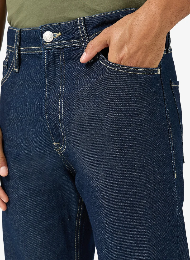 JJ Rebel Mid Rise Loose Baggy Fit Jeans