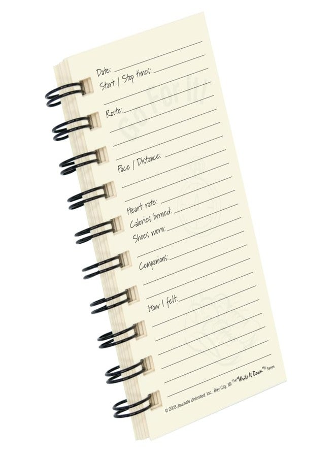 Write it Down Series by Journals Unlimited, Guided Journal, Running, The Runner's Journal, Mini-Size 3”x5.5”, Kraft Hard Cover, Made in USA - Image 4