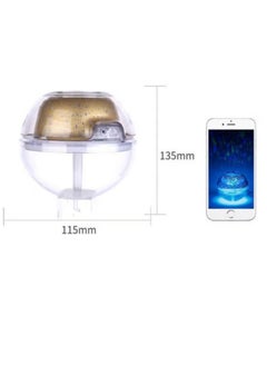 AnneFish USB Crystal Projection Humidifier gold  - Image 4