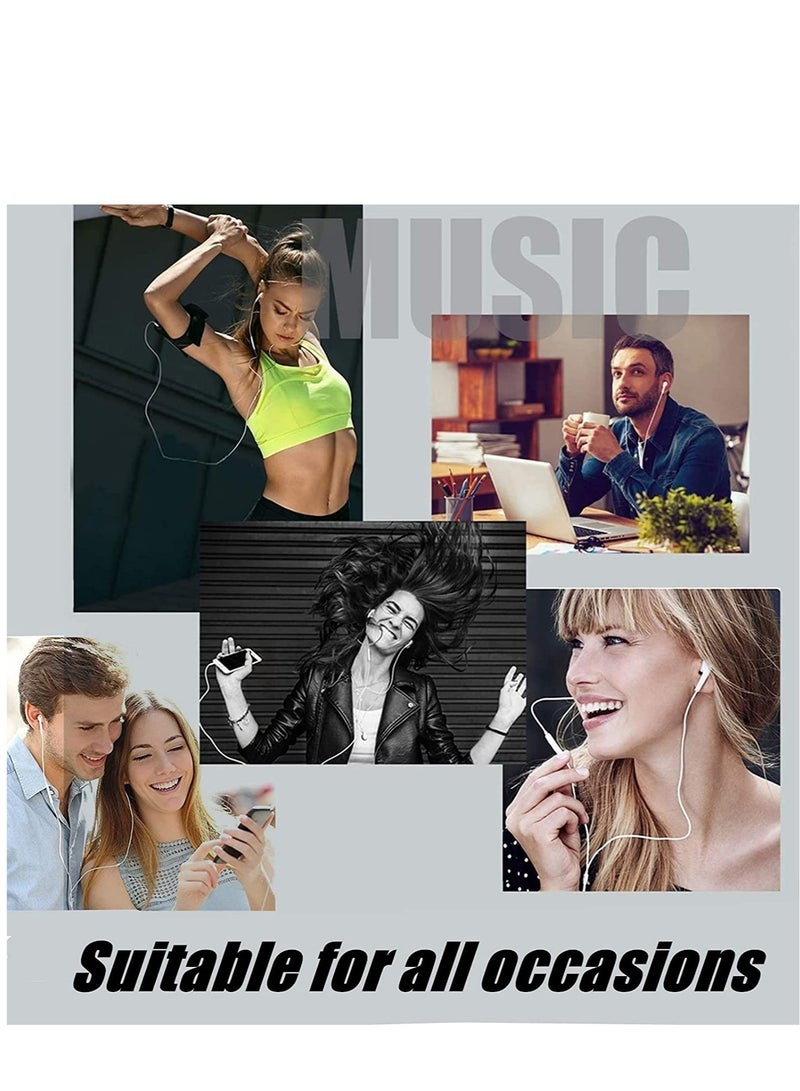 iPhone Earbuds Headphones with Lightning Connector, [MFi Certified] Wired in-Ear Earphones with Microphone and Volume Control Compatible with iPhone 13/12/11 Pro Max/XS Max/X/8 Plus/7 - White - Image 3