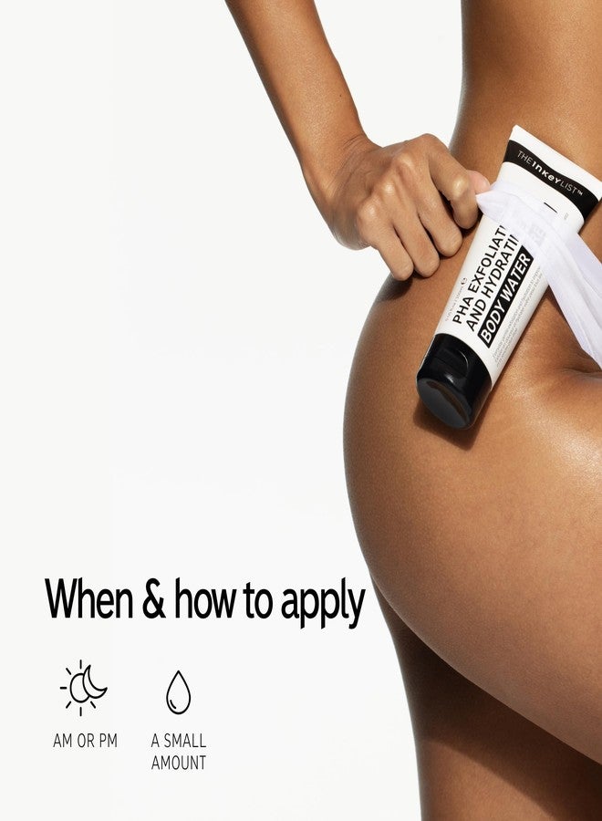 The INKEY List PHA Body Water Cream 5fl oz/150ml, Ultimate 2-in-1 Moisturiser For Exfoliation & Hydration, For Smoother & Brighter and More Even-looking Skin, Suitable For All Skin Types - Image 4