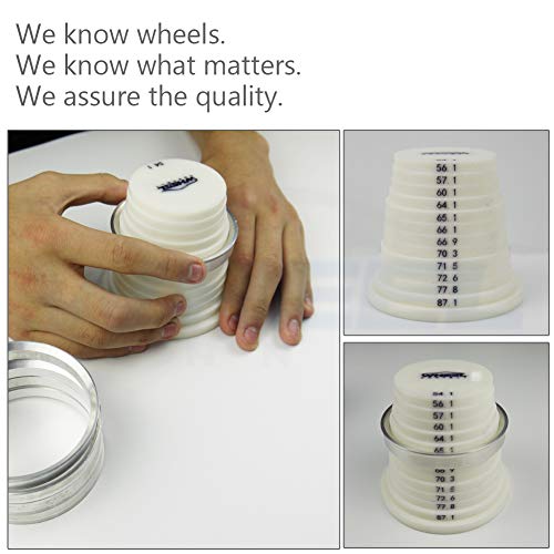 WHEEL CONNECT Hub Centric Rings,110 to 78.1, Set of 4, Aluminium Alloy Hubrings, O.D:110mm I.D 78.1mm. A - Image 4