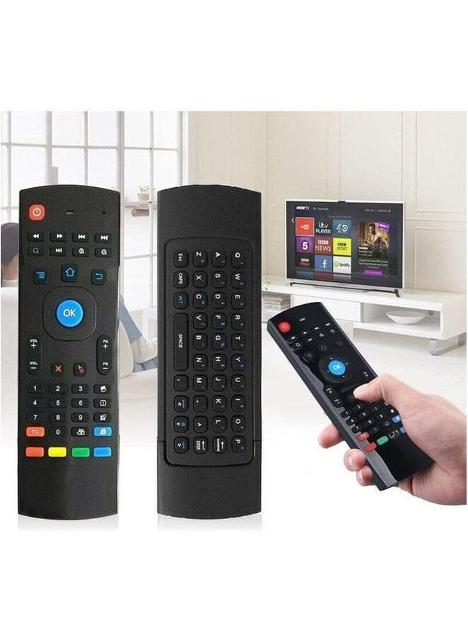 Zaboon Wireless Fly Air Mouse Keyboard Remote With Mic Suitable For Smart Tv Android Box Pc