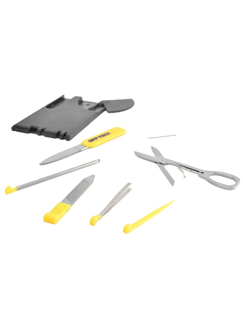 off tech Wallet-sized pocket card with multi-tools, for camping and outdoor activities - Image 3