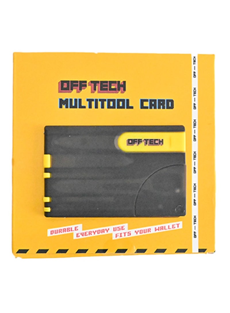off tech Wallet-sized pocket card with multi-tools, for camping and outdoor activities - Image 5