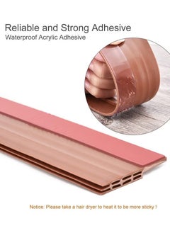 Generic Door Bottom Protective Seal Strip Insulating Wind, Dust, Noise, Weather Factors, and Heat Blocking, 100cm Length Seal Strip Suitable for Doors Inside and Outside, Brown  - Image 5