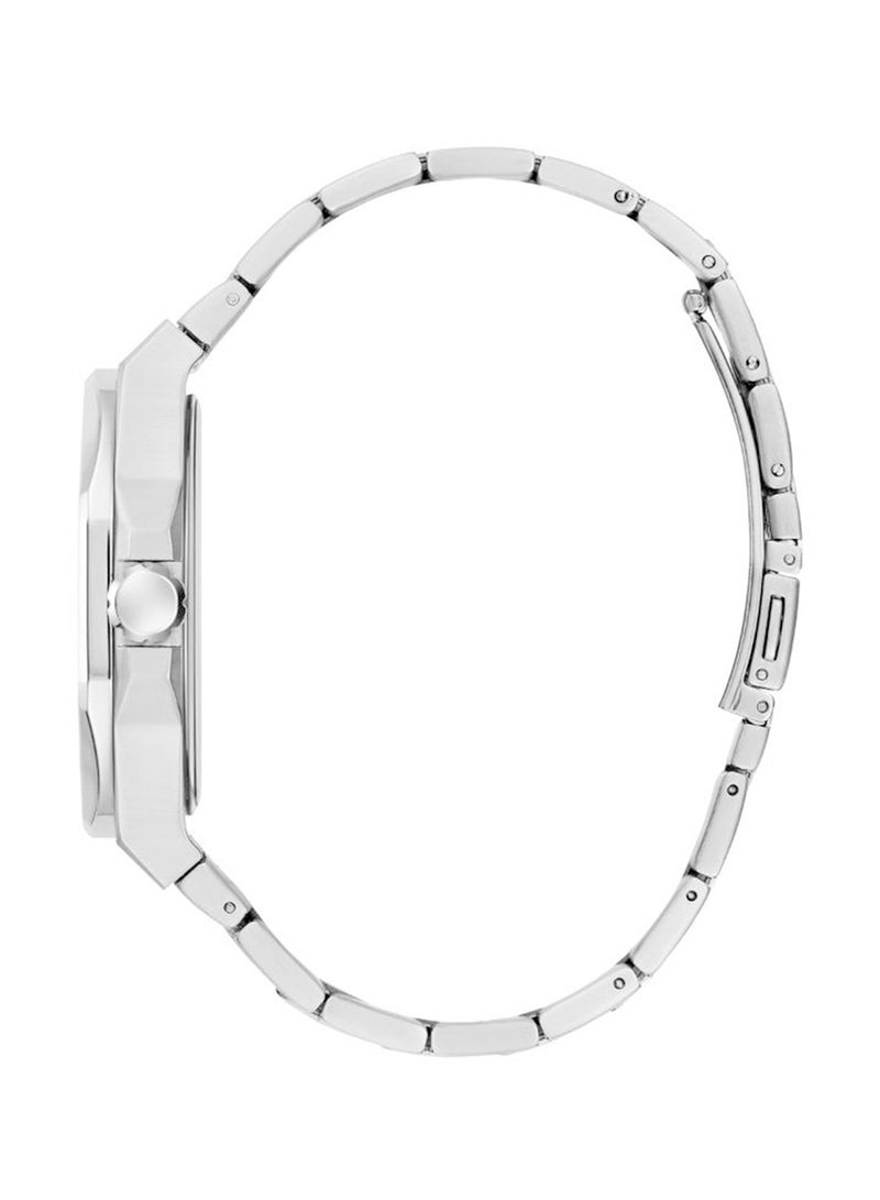 GUESS Men’s Emperor Analog Silver Stainless Steel Watch GW0573G1 - 42mm - Image 3