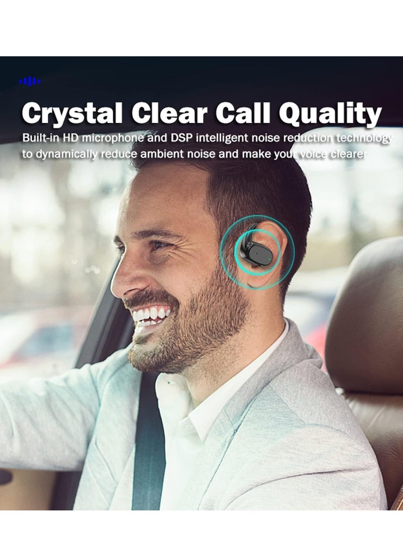 Generic - EXCEFORE Air Bone Conduction Headphones - Lightweight Wireless Bluetooth Earbuds with Earhooks for Running and Sports - Image 1