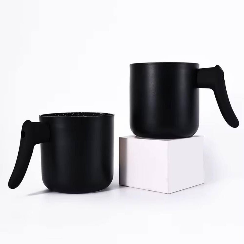 Granite Milk Pot 1 Liter Non Stick Granite Cookware Easy Clean Heat Resistant Handle Durable Coating Even Heat Distribution Home Kitchen Use - Image 5