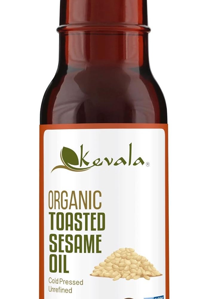Kevala زيت السمسم المحمص العضوي من كيفالا - 8 أونصات - Image 1