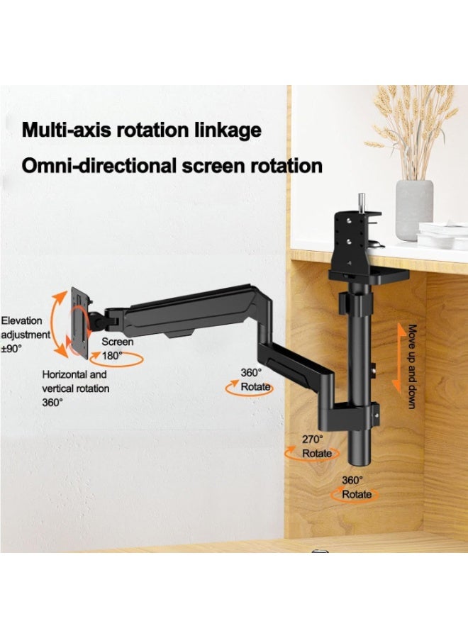 XiuWoo 17-32 Inches Computer Tv Bracket Suspended Hanging Telescopic Lift Rotating Inverted Monitor Bracket - Image 3