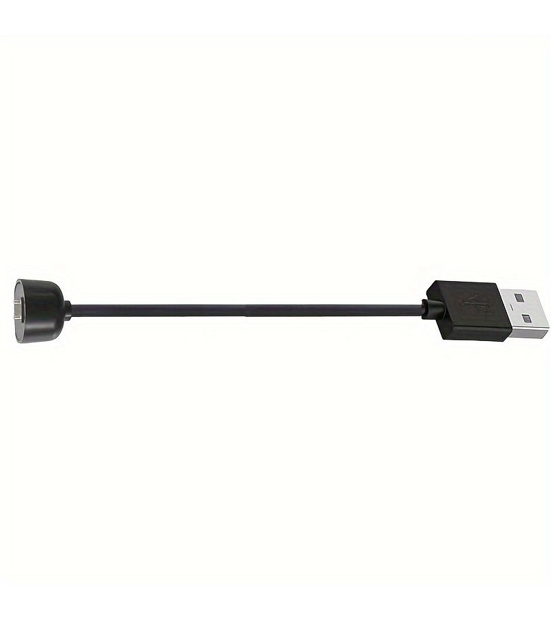Black Charger Wire For Mi Band 7 6 5 Copper Core Charging Cable USB Portable Adapter - Image 5