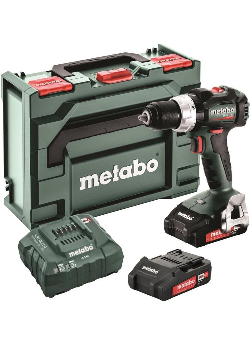 Metabo Metabo SB 18 LT BL 2x 20kit 18V Brushless Hammer DrillDriver 20Ah Kit  - Image 1