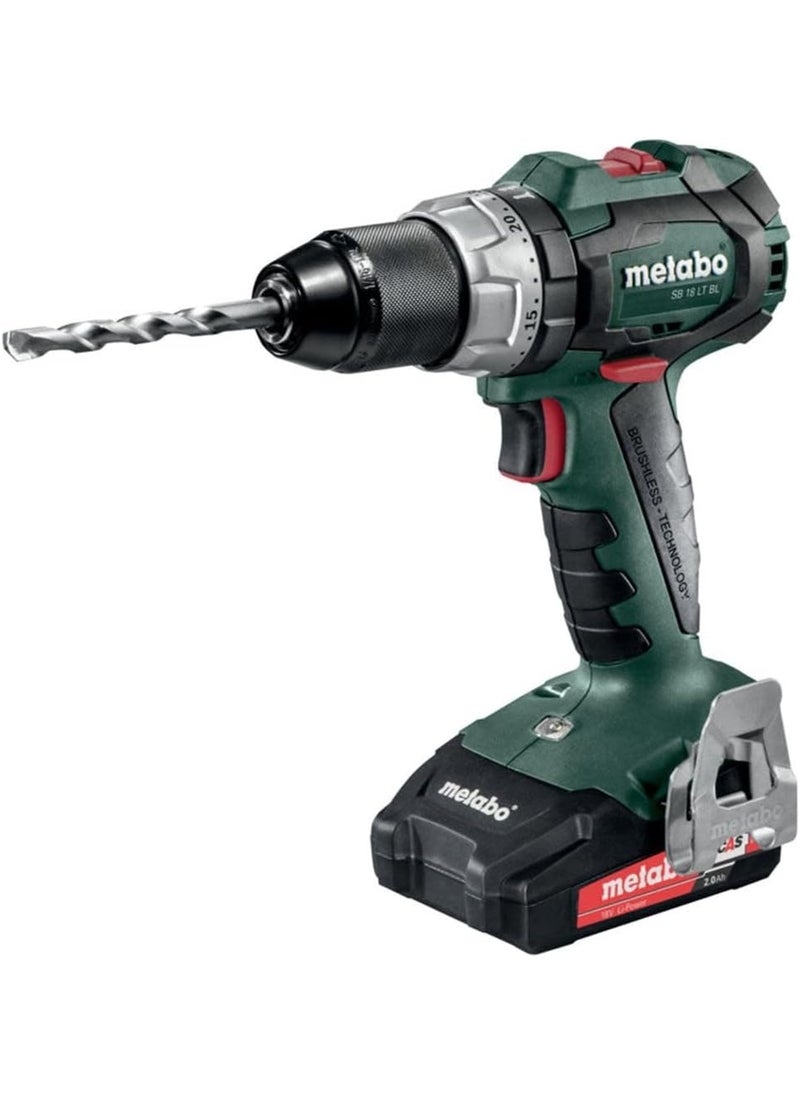 Metabo Metabo SB 18 LT BL 2x 20kit 18V Brushless Hammer DrillDriver 20Ah Kit  - Image 3