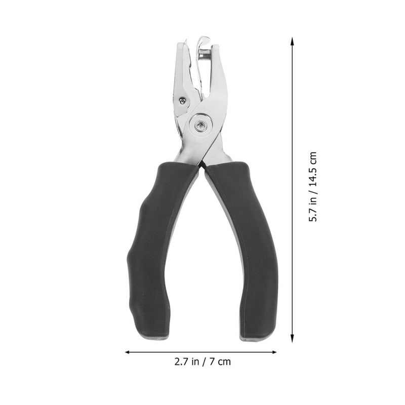 Compact Handheld Single Hole Punch 2 Pack For Office Filing Crafting Soft Grip Handle - Image 3