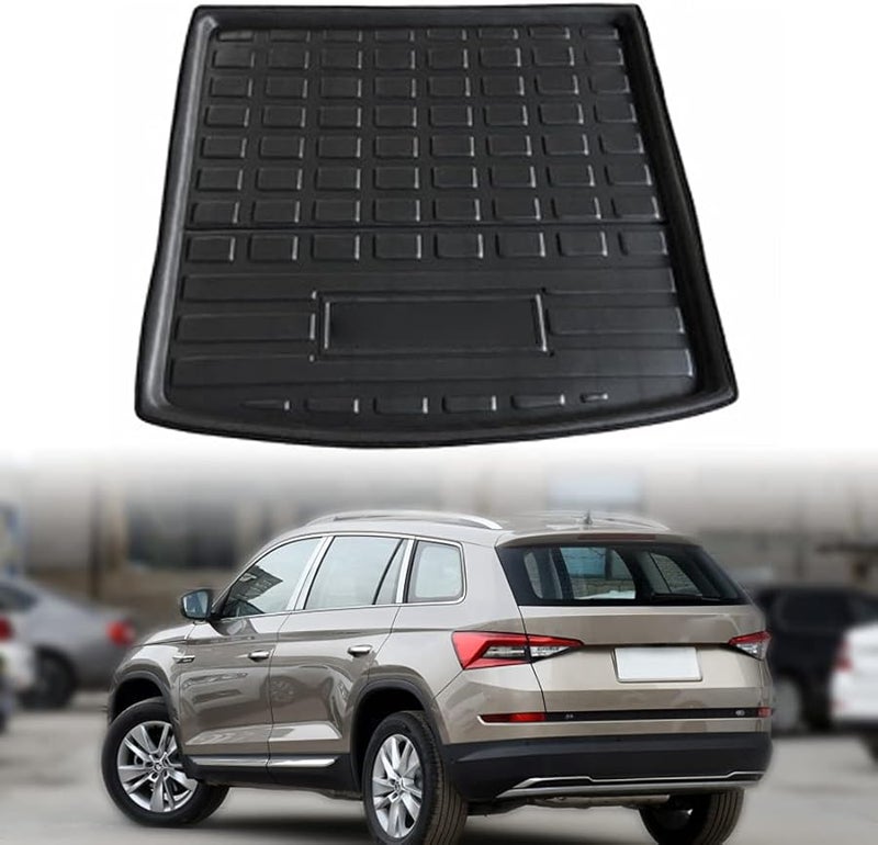 Skoda Kodiak 2017 2019 Waterproof Cargo Liner Trunk Mat Protector - Image 5