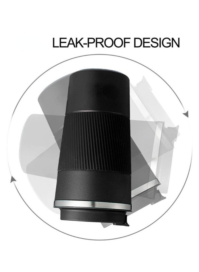 AROAQ 2PCS 510ML Stainless Steel Coffee Cup Thermal Mug Non-slip Travel Car Insulated Bottle (BLACK And WHITE) - Image 3