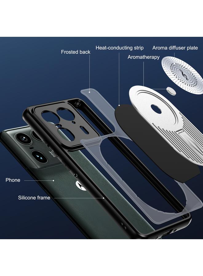 erorex Case For Motorola Edge 50 Ultra Heat Dissipation Aromatherapy MagSafe Holder Phone Case - Image 5